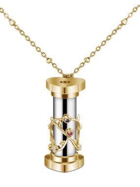 Gonetre Mini Kaleidoscope pendant Necklace